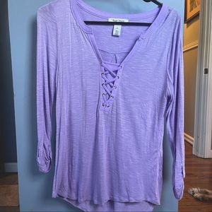 Lilac WHBM long sleeve shirt